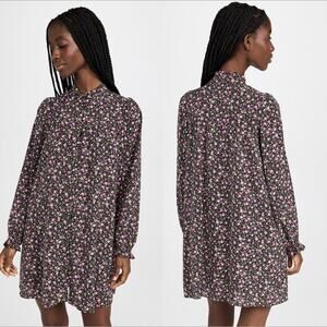 NWT English Factory Floral Button Detail Mini Dress Size SMALL